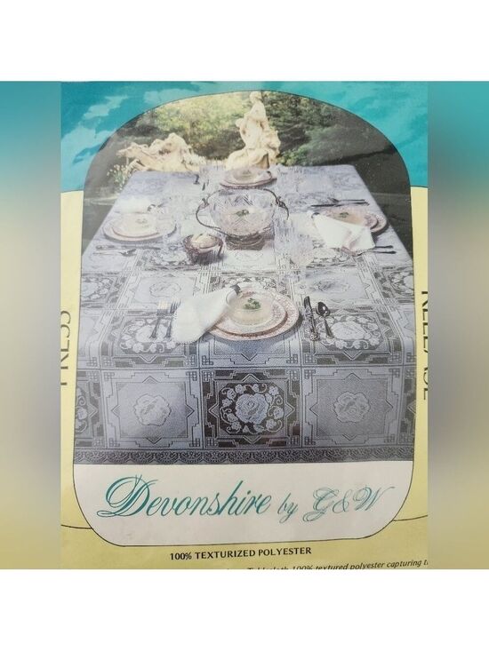 Grossman & Weissman Other - New in Package Vintage Devonshire Lace Cream tablecloth measuring (Round) 70"